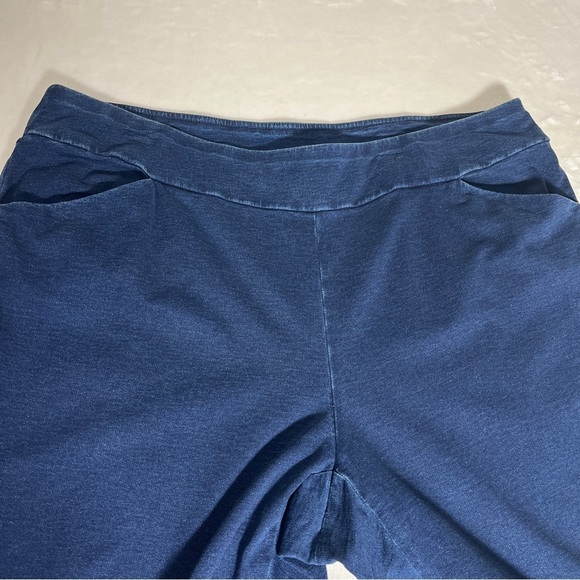 Pure Jill Womens Blue Indigo Bootcut Stretch Pull On Knit Jeans Size 2X - Picture 4 of 16